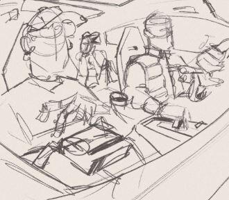Music cover sketch